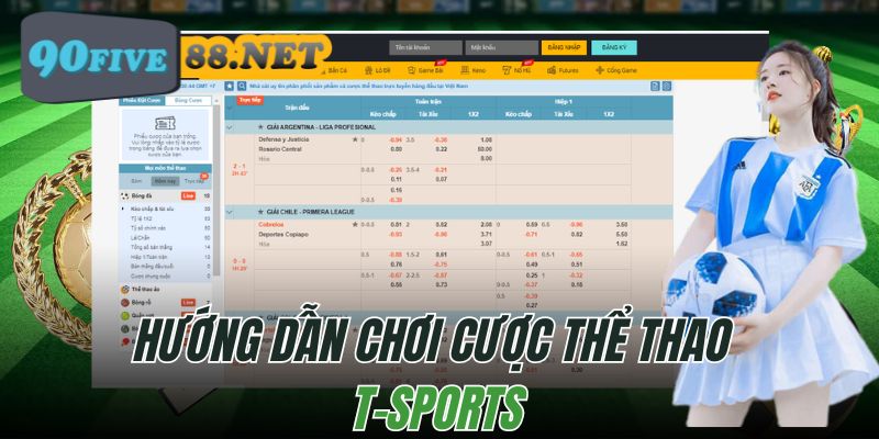 Bắt đầu trải nghiệm cá cược T-SPORTS dễ dàng trong 4 bước