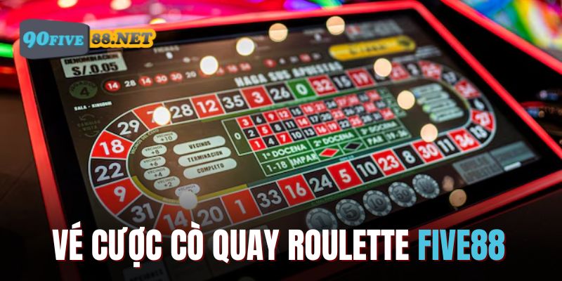 Roulette phiên bản FIVE88 mang đến rất nhiều cửa cược đa dạng