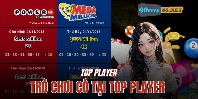  Xổ số truyền thống Mega và Powerball